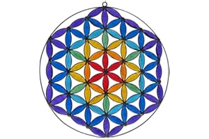 PANASIAM Suncatcher, Flower of Life Chakra Color 1