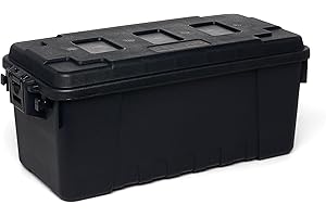 ‎PLANO Plano Sportler Kofferraum - Militärqualität Aufbewahrungsbox mit Deckel, strapazierfähig, groß, Camping & Armee Aufbewahrungskoffer, perfekt für Jagd, Paintball, Airsoft oder Zuhause, mehrere Farben