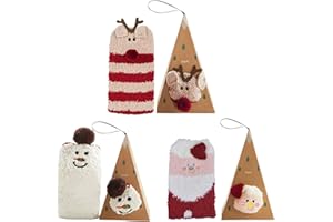 Fascigirl Socken, 3 Paar Kuschelsocken Plüschsocken Damen Bettsocken Warme Hüttensocken Fur Geschenke