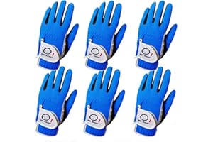 FINGER TEN Gants De Golf Hommes Homme Pluie Main Droite Gauche pour PoignEe Lot de 6, Gant De Golf Homme Chaud Tous Les Temps Durable en Forme SportsRespirants en Plein Air