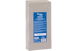 Glorex GmbH 6 8073 610 Töpferton weiß 10 kg, weiß, unschamottiert