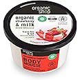 Organic Shop Body Mousse Strawberry Yoghurt Organic Strawberry & Milk 250 ml