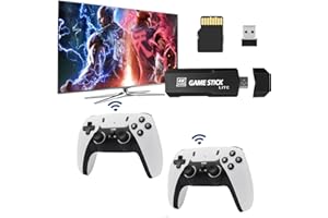 TIMITS Console retrò.stick game.Wireless Game Stick 2.4G Consola de juegos retro inalámbrica 4K HDMI.stick lite 4k retro. Consola de videojuegos Plug.Console lunghezza totale 70 (.)