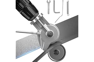 ATJTYSX AluminiumBlechschere für Akkuschrauber, Blechschere Elektrisch, Blechschneider für Akkuschrauber, Metal Nibbler Drill Attachment zum Schneiden von Eisen, Weißblech, Stahl, Kupfer, Aluminium