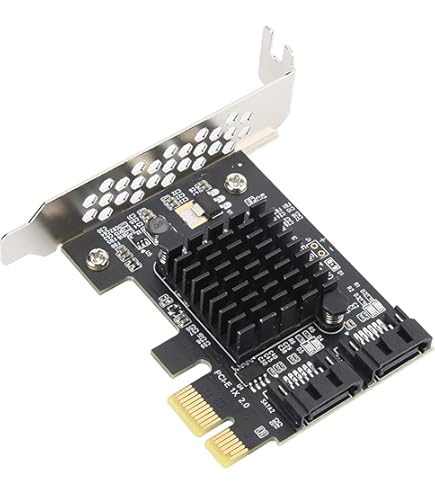 ACTIMED PCIE naar SATA 3.0 Controller-kaart, 2 poorten SATA III 6 Gbps uitbreidingskaarten, ondersteunt PCI-Express (1X 4X 8X 16X), ondersteuning SSD en HDD, voor Windows10/7/8/XP/Vista/Linux