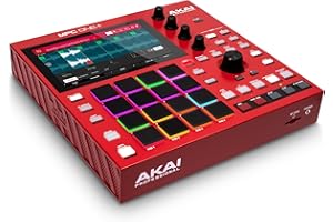 Akai Professional MPC One+ samodzielny automat perkusyjny, beat maker i kontroler MIDI z WiFi, Bluetooth, padami perkusyjnymi, ekranem dotykowym i integracją z Native Instruments