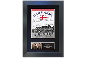 MAGENTA MANAGE DAD'S ARMY Signed Mounted Reproduction Autograph Photo Print A4 Black Frame #755