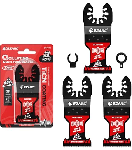 EZARC Titanium oscillerende zaagbladen, multitool zaagblad