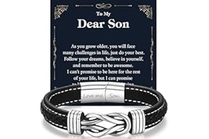 KORAS Gifts for Husband Dad Son Grandson, Bracelet for Men Boys, Valentines Gifts for Him, Fathers Day Gift, Jewellery Presents for Birthday Christmas Anniversary Graduation