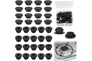 Irenwarl 36 STK Gummistopfen, 5mm Silikon-Schnappverschluss-Lochstopfen, Silikongummi Lochstopfen, Silikon Verschlussstopfen Solider, Schutzgummistopfen Set kompatibel mit Dometic, Smev und Thetford
