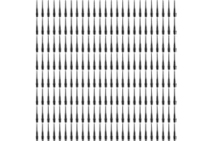 CHROMACRAFT 200 Piezas Puntas De Reemplazo De Dardos, Puntas De Dardos De Plástico Negro, Puntas De Reemplazo Duraderas, Juego De Reemplazo De Puntas De Dardos Suaves, Accesorios para Dardos