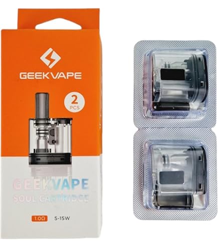 geekvape aegis solo 3 istruzioni For Geekvape Soul Cartuccia Boost Versione 4 ML (1,0Ω Confezione da 2) [MTL  5 W-15 W] Riempimento laterale con flusso d'aria superiore For Kit Soul Kit  Soul 2 Vaporizzatore Originale