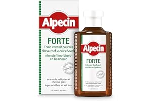 Alpecin Medicinal FORTE Tonico - 1 x 200 ml - Efficace contro forfora e caduta dei capelli, allevia il prurito del cuoio capelluto, lenisce le irritazioni, ideale per capelli grassi