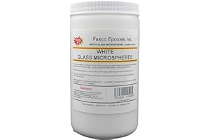 FASCO EPOXIES Weiße Glas-Mikrokugeln – Füllstoff für Epoxid- und Polyesterharz – Quart Tub