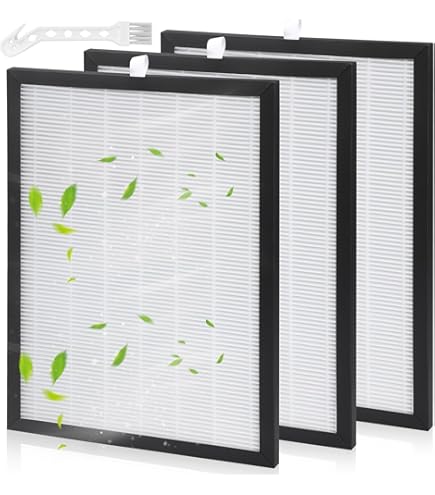 PUREBURG 3 Pack Replacement HEPA Filter Set Compatible with Russell PUREBURG 3 Pack Replacement HEPA Filter Set Compatible with Russell