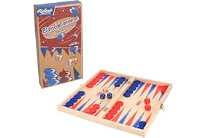 RIDLEY'S Ridley’s | House of Novelties - Backgammon | Classic Board Game | Ages 10+ | 2 Players