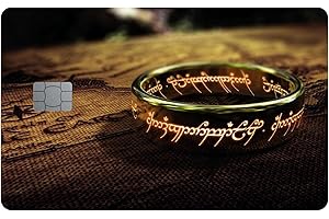 WORKIRAN Rings Card Sticker | Key Card, Debit Card, Credit Card Sticker | Covering & Personalizing Bank Card | No Bubble, Slim, Waterproof Card Cover