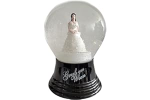 VIENNA SNOWGLOBE Schneekugel Echtglaskugel - Fast wie echter Schnee Motiv: Kaiserin Elisabeth stehend, 8 cm