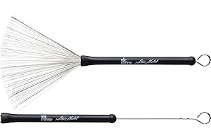 Vic Firth Signature Series Wire Brush - Steve Gadd - Retractable - Black Handle