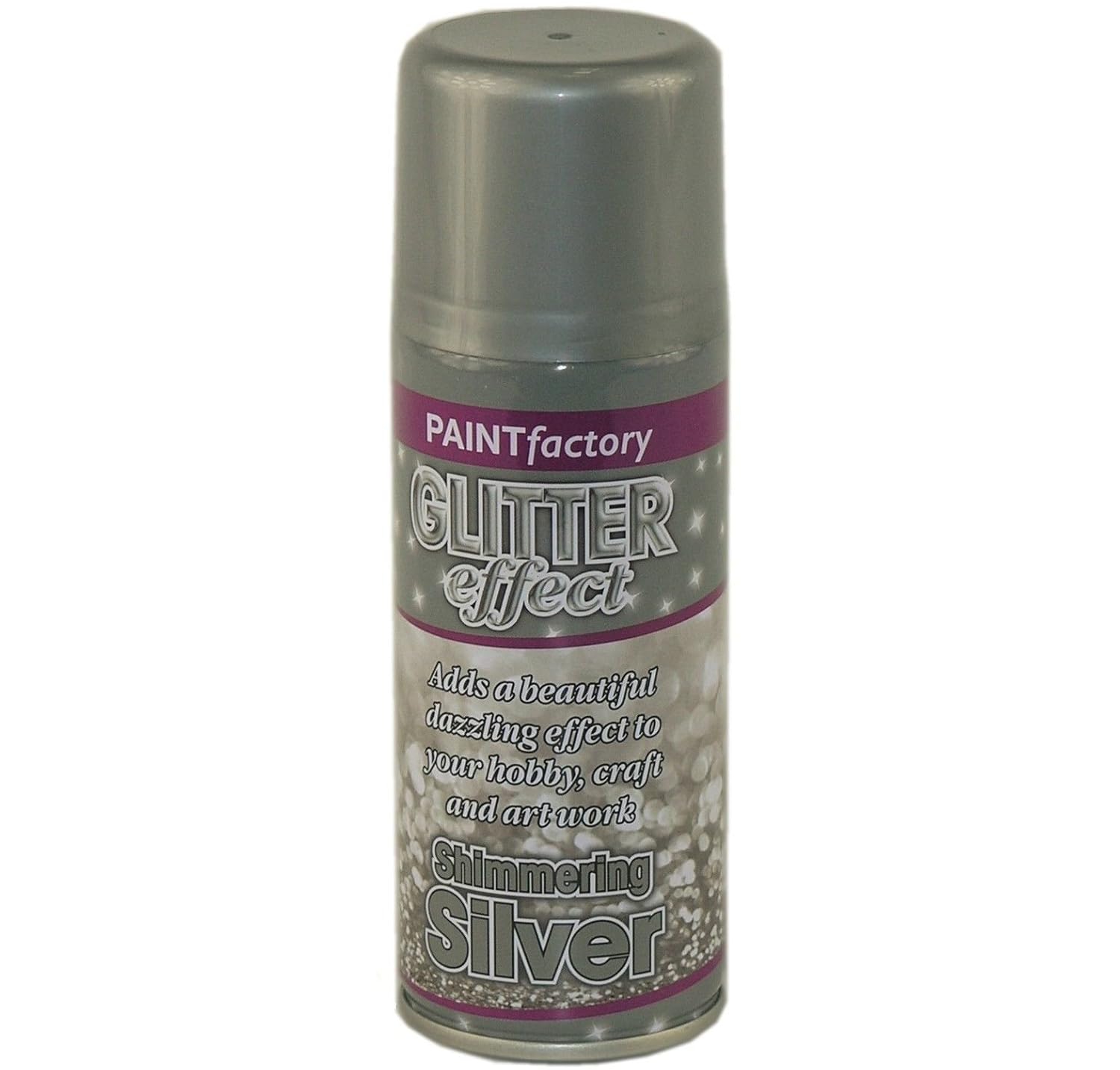 2 x 200ml Glitter Effect Colour Aerosol Spray Paint Decorative Creative