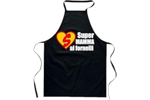 Colorfamily Grembiule Papà Mamma Nonna Nonno Zio Zia ai fornelli da cucina Idea regalo divertente