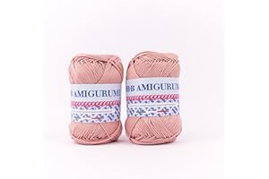 B.B.B. Filati - Amigurumi - Gomitolo filato puro cotone morbidissimo adatto per creare bambole e pupazzi lavabile in lavatrice per Ferri/Uncinetto: 3-4 Rosa Antico 5 2pz 100 gr