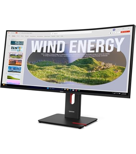Lenovo ThinkVision T32h-32 -inch QHD Type C 3 Side Near Edgeless