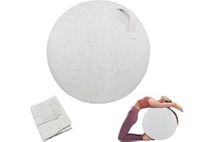 PEESHON Funda protectora para pelota de gimnasia y yoga, 65 cm, plegable para fitness, pilates y equilibrio, PC-01