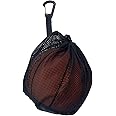 FITCOZI Basket Ball for Indoor Outdoor Training Basketball Match Ball for Players with Polyester Drawstring Zipper Pocket Net Bag Combo Pack of Basketball and Bag