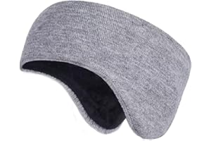 Mulor Fascia Capelli in Pile con Paraorecchie per Uomo Donna per Ciclismo Invernale Corsa Escursionismo e Fitness