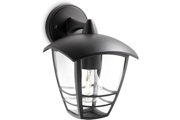LAMPE D'EXTERIEUR APPLIQUE CREEK WALL LANTERN BLACK 1X60W 230V 153813016