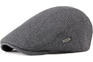 EKMTBJXY Berretto Piatto Baschi Scozzesi Coppola Uomo, Regolabile Berretto Irlandese Cappelli di Edera Flat cap