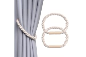 CATOR Cintas para cortinas, 2 piezas Cinta magnética para cortinas, sujetadores para cortinas, soportes para cortinas, para decoración del hogar Oficina