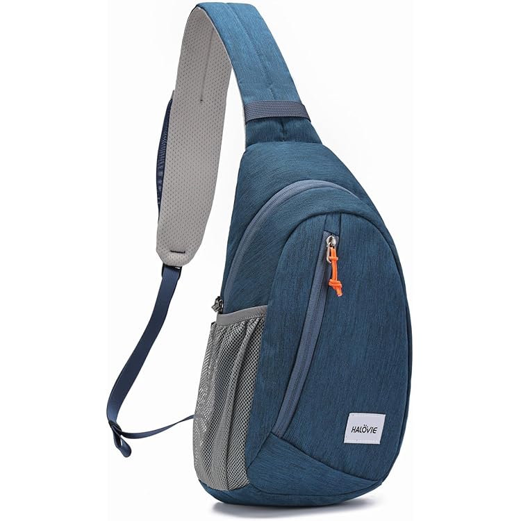 SKYSPER Sling Bag RFID Crossbody Sling Rugzak Reizen Cross Body Bag Schouder Sling Dagrugzak, Donkergrijs