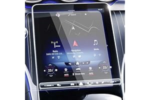 TTCR-II Compatible con Película de Pantalla Mercedes Benz C Clase W206 / GLC X254 2022 2023 2024 2025, 9H Protector Pantalla de Templado, 11.9" W206 GLC X254 Película Protectora de Navegación (1PC)