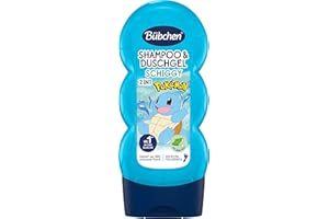 Bübchen Szampon i żel pod prysznic dla dzieci, Pokémon Schiggy Edition, 230 ml