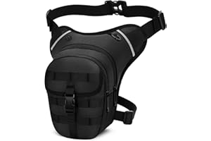 VOBUKE Bolsa Pierna Moto Impermeable Pernera Moto Militar Riñonera Pierna Hombre con Reflectante Multifunción Mochila de Pierna Deportiva Bolso Lateral Mujere para Pesca Caza Camping Senderismo