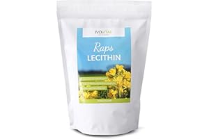 Raps-Lecithin (Lezitin) Pulver, IVOVITAL®, ohne Zusatzstoffe, Reinlecithin (1200g)