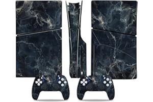 Wonhomke Le Sky Design pour Stickers pour PS5 Slim Disk Skin pour Ps5 Slim Disque Vinyle Skin pour La ps5 Slim pour PS5 Disque Mince PVC Autocollant (Ps5-019)