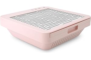 I·B·N G Aspirapolvere Professionale per Unghie da Scrivania per Pedicure e Manicure,Velocità Regolabile (Tre Marce Diverse),Nessun Sacchetto per la Polvere Necessario