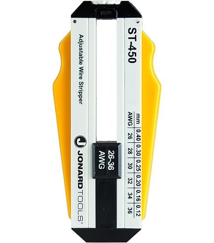 Pince à Dénuder Réglable Jonard ST-550 - Pour Fils 18-28 AWG, Précise Et Facile