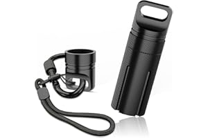 SAMYERLEN Aluminum Alloy Carrying Case Compatible with Ledger Nano S S Plus BTC Bitcoin Wallet Hardware (Black)