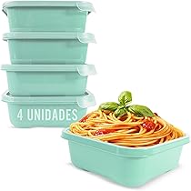 Contenitori Ermetici Per Alimenti 10 Pezzi X 500ml - Plastica BPA Free - Microonde E Lavastoviglie - Colore Rosa - Foto 5