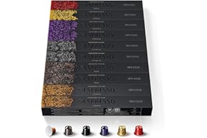 CAPSULE NESPRESSO ORIGINALI - Selezione Ispirazione Italiana da 100 Capsule Nespresso Caffè, Intensità da 6 a 13 (su 13), Linea Original, Capsule Riciclabili Nespresso