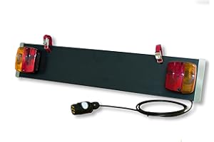 MENABO Beleuchtungsträger für Heckträger mit 7-poligen Stecker