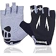 Cycling Gloves Half Finger Mountain Road Bike Cycle Gloves Anti Slip Shock Absorbing Padded Breathable MTB Bicycle Biking Gloves Sports Men Women