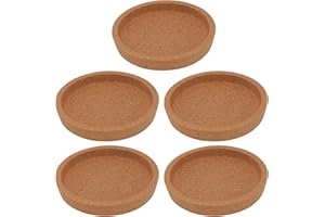 BESTonZON Lot de 5 dessous de verre en liège - Décoration de table pour tasse à café ou à thé