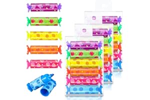 Tenare Mini Evidenziatori a Forma di Caramella per Bambini Ragazza 6 Colori Pennarelli Simpatici Piccoli Regalo per Festa Compleanno Disegno Poster Carta Cancelleria Divertente per Scuola Ufficio (24)
