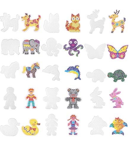 VYYTYYA Perle A Repasser,3200 Pièces, 7 Couleurs, Fusible Pe