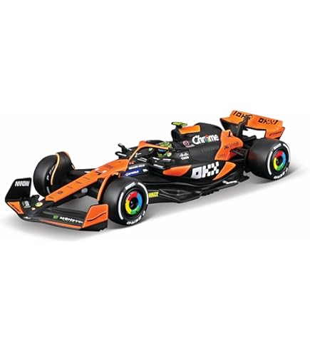 Bburago McLaren F1 Team MCL36 (2022): 1:43 Scale Model Car, 4